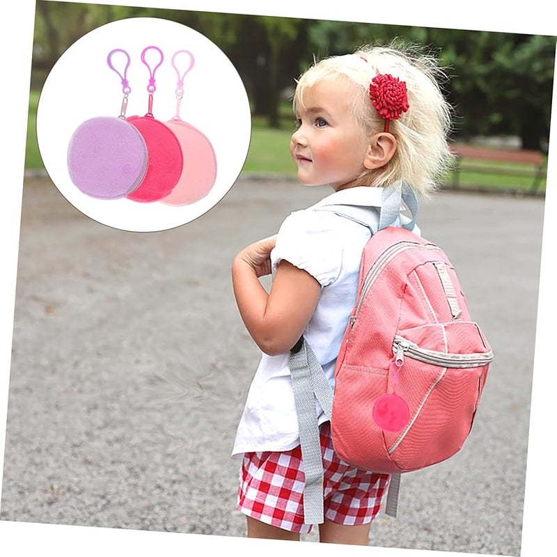 حقيبة تخزين سماعات الأطفال محفظة بسحاب 8X8X1 سم حقيبة صغيرة لمحفظة سماعات الأذن - Image 4